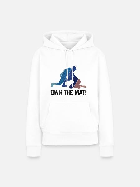 Grappling Martial Arts Wrestling - Frauen Premium Bio Hoodie - Weiß