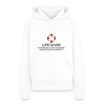 Bademeister - Frauen Premium Bio Hoodie - Weiß - Vorne - Julia (174cm)