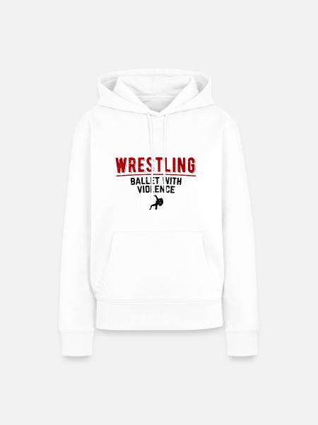 Grappling Martial Arts Wrestling - Frauen Premium Bio Hoodie - Weiß