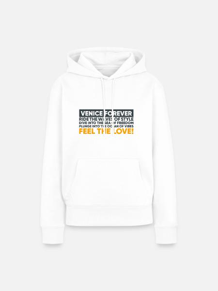 Venedig - Frauen Premium Bio Hoodie - Weiß