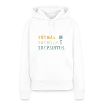 Maler und Lackierer, der Beste und Nervigste Beruf - Frauen Premium Bio Hoodie - Weiß - Vorne - Julia (174cm)
