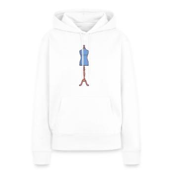Mannequin de corps féminin pour la couture - Sweat à capuche Premium bio Femme - blanc - Devant - Julia (174cm)