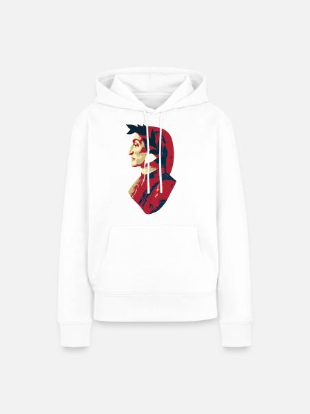 Dante - Frauen Premium Bio Hoodie - Weiß