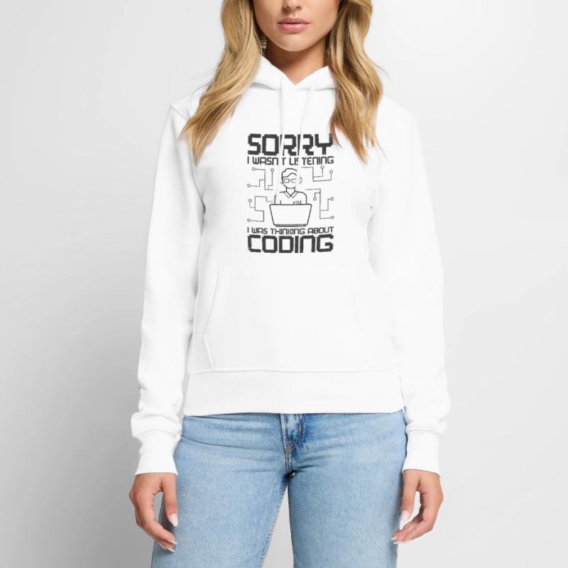 Programmierer Software Web Entwickler Coder Coding Frauen Premium Bio Hoodie