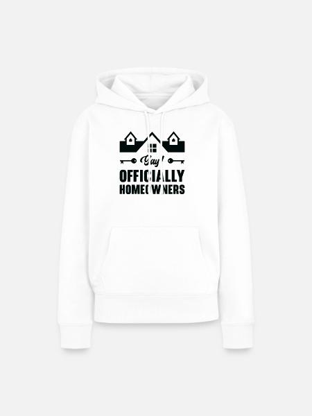 Neue Hauseigentümer Einweihung Offiziell - Frauen Premium Bio Hoodie - Weiß
