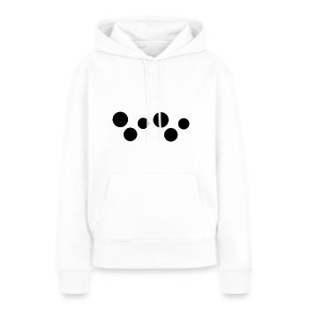sechs kreise kreis form - Frauen Premium Bio Hoodie - Weiß - Vorne - Julia (174cm)