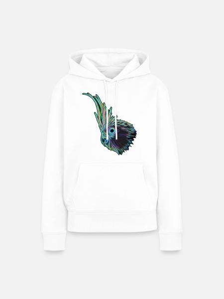 Nymphensittich (12) - Frauen Premium Bio Hoodie - Weiß