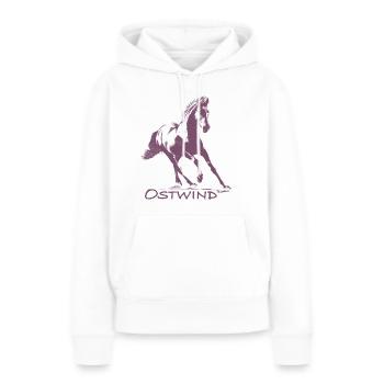 OSTWIND Aufbruch Nach Ora Hengst Galoppierend - Frauen Premium Bio Hoodie - Weiß - Vorne - Julia (174cm)