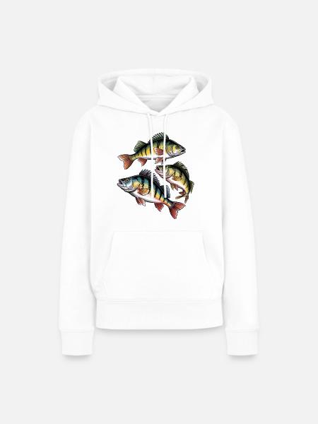 Barsch Motiv - Frauen Premium Bio Hoodie - Weiß