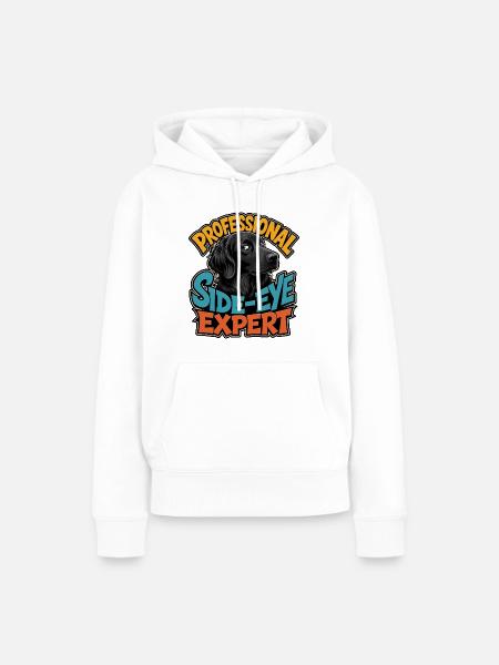 Glatthaariger Retriever - Frauen Premium Bio Hoodie - Weiß