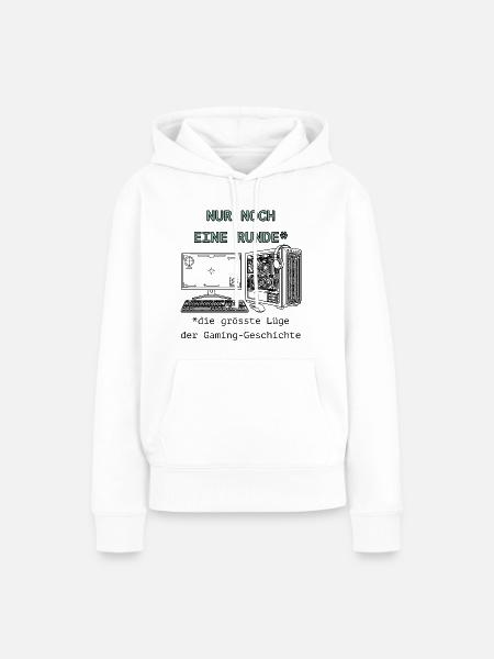 Runde3 - Frauen Premium Bio Hoodie - Weiß