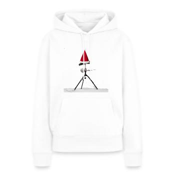 Ham Radio - Frauen Premium Bio Hoodie - Weiß - Vorne - Julia (174cm)