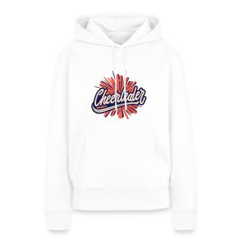 Cheerleader - Frauen Premium Bio Hoodie - Weiß - Vorne - Julia (174cm)