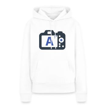 Kamera Automatik Modus - Frauen Premium Bio Hoodie - Weiß - Vorne - Julia (174cm)