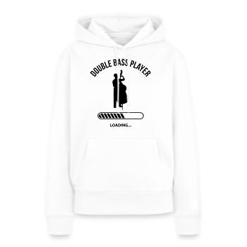 Double Bass Player - Frauen Premium Bio Hoodie - Weiß - Vorne - Julia (174cm)