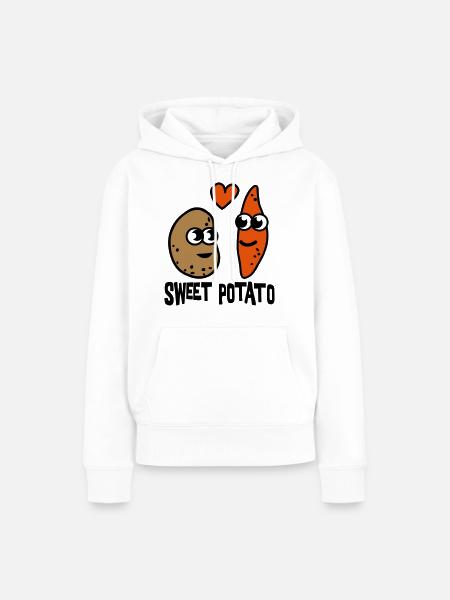 Sweet Potato - Frauen Premium Bio Hoodie - Weiß