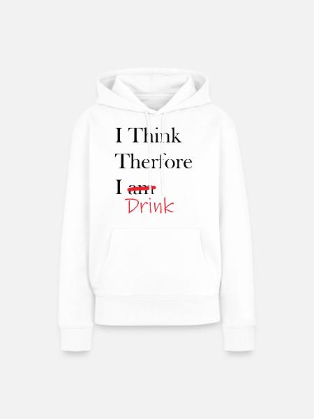 Philosophenschule - Frauen Premium Bio Hoodie - Weiß