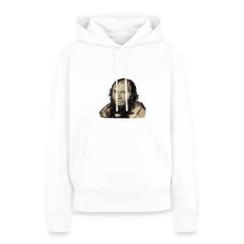 1000 Deutsche Mark (GrandPa Edition) - Sweat à capuche Premium bio Femme - blanc - Devant - Julia (174cm)