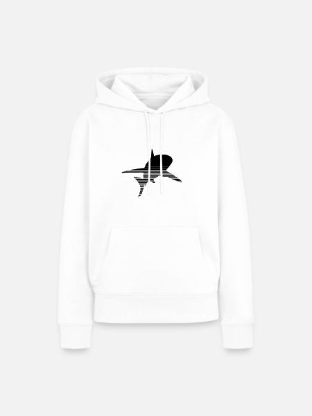 Hai - Frauen Premium Bio Hoodie - Weiß