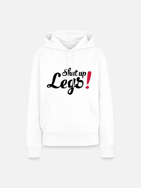 laufen - Frauen Premium Bio Hoodie - Weiß