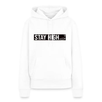 Stay High Joint - Frauen Premium Bio Hoodie - Weiß - Vorne - Julia (174cm)