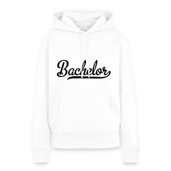 bachelor - Frauen Premium Bio Hoodie - Weiß - Vorne - Julia (174cm)