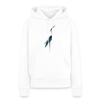 Geschenkidee Hebamme - Frauen Premium Bio Hoodie - Weiß - Vorne - Julia (174cm)