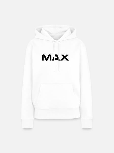 Max - Frauen Premium Bio Hoodie - Weiß