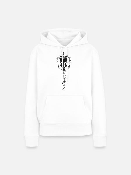 Buddhism - Frauen Premium Bio Hoodie - Weiß