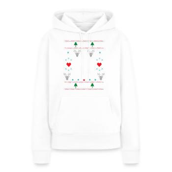 Weihnachtsfilm-Geschenk Griswold National Lampoon - Frauen Premium Bio Hoodie - Weiß - Vorne - Julia (174cm)