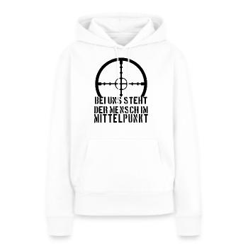 Soldat, Spruch, Lustig, Bundeswehr, Soldaten, - Frauen Premium Bio Hoodie - Weiß - Vorne - Julia (174cm)