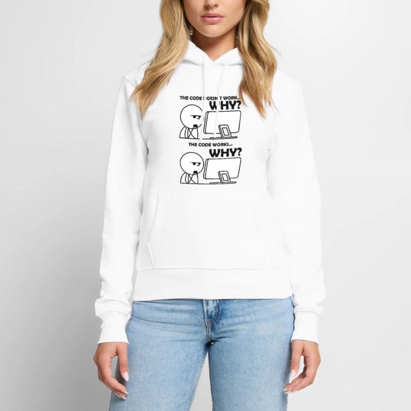 Programmierung Code Witzig Frauen Premium Bio Hoodie