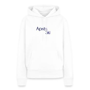 Après ski - Sweat à capuche Premium bio Femme - blanc - Devant - Julia (174cm)