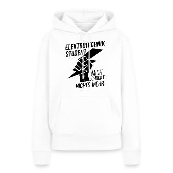 Elektrotechnik Student - Frauen Premium Bio Hoodie - Weiß - Vorne - Julia (174cm)