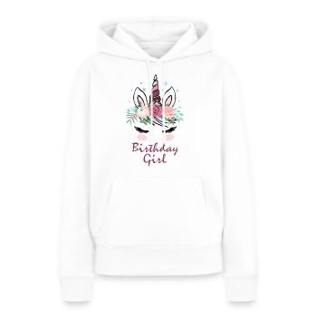 Birthday Gift Girl Birthday Girl - Women’s Premium Organic Hoodie - white - Front - Julia (174cm)