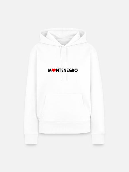 Montenegro! - Frauen Premium Bio Hoodie - Weiß