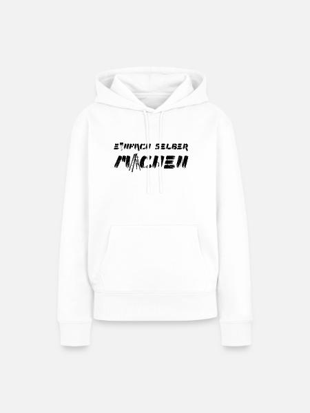 Selber Machen - Frauen Premium Bio Hoodie - Weiß
