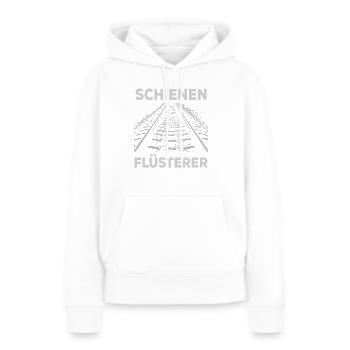 Train driver train driver rail whisperer - Women’s Premium Organic Hoodie - white - Front - Julia (174cm)
