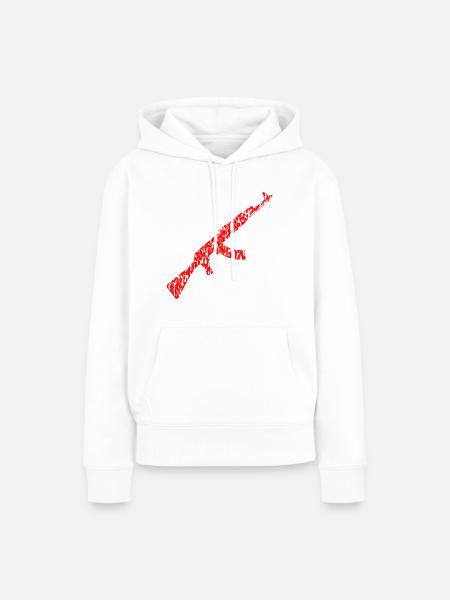 Ak47, Ak 47 oder Ak-47 - Frauen Premium Bio Hoodie - Weiß