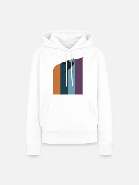 Rock Climbing - Frauen Premium Bio Hoodie - Weiß