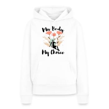 Feminismus Feministin Feminist Geschenk - Frauen Premium Bio Hoodie - Weiß - Vorne - Julia (174cm)