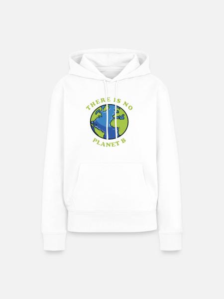 Nachhaltigkeit - Frauen Premium Bio Hoodie - Weiß