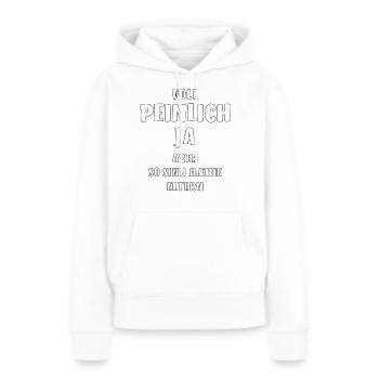 VOLL PEINLICH JA ABER SO SIND MEINE ELTERN - Frauen Premium Bio Hoodie - Weiß - Vorne - Julia (174cm)