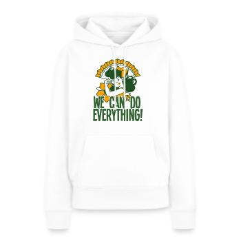 Feministin Feminismus Emanzipation Geschenk - Frauen Premium Bio Hoodie - Weiß - Vorne - Julia (174cm)