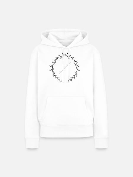 Ehe , Hochzeitsfeier - Frauen Premium Bio Hoodie - Weiß