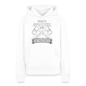 AXT PROFI SPALTER SEIT KINDESALTER - Frauen Premium Bio Hoodie - Weiß - Vorne - Julia (174cm)