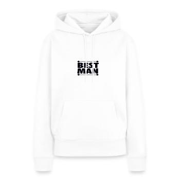Trauzeuge - Frauen Premium Bio Hoodie - Weiß - Vorne - Julia (174cm)