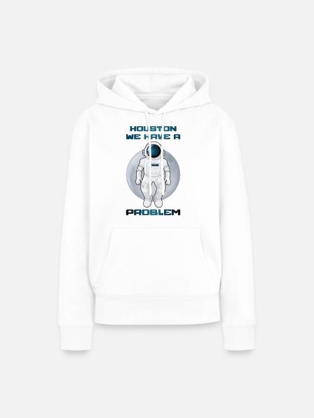 Astronaut - Frauen Premium Bio Hoodie - Weiß