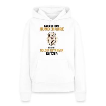 Golden Retriever - Ekologiczna damska bluza z kapturem Premium - biały - Przód - Julia (174cm)