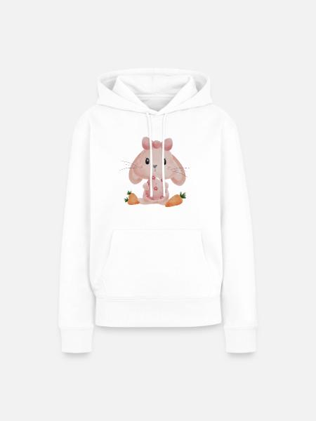 Ostern - Frauen Premium Bio Hoodie - Weiß